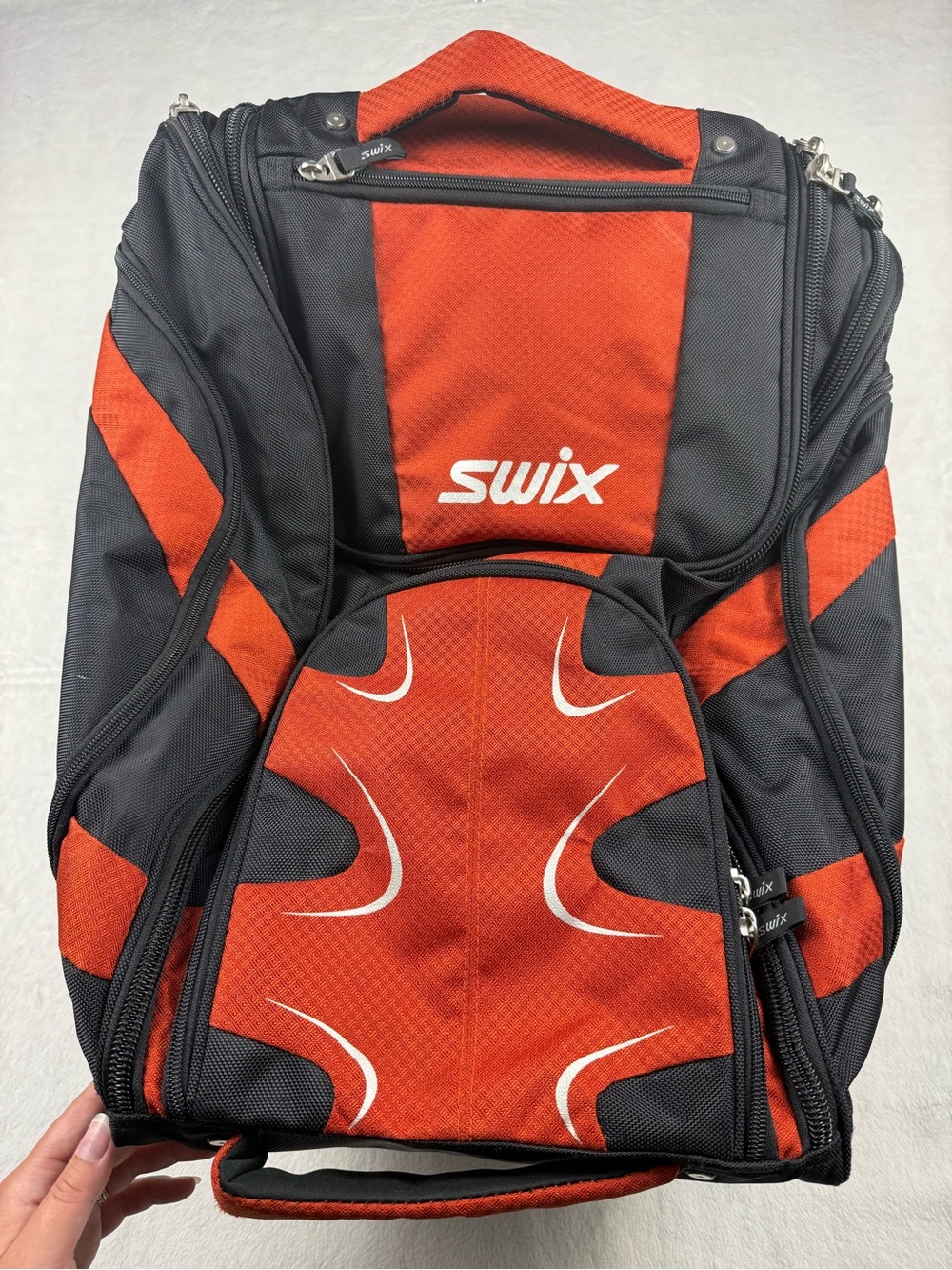Swix Ski boot bag backpack + helmet and accessories